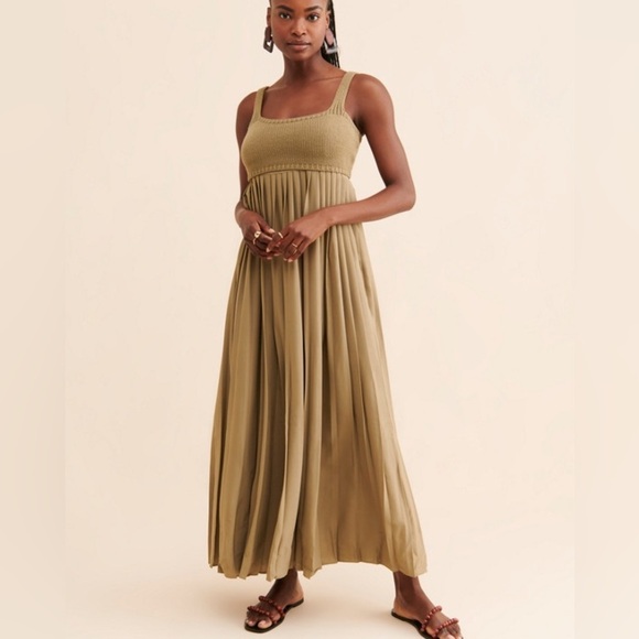 Anthropologie Pleated Maxi Twofer Dress by Mare Mare - Picture 5 of 13